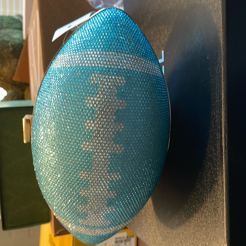 Blue football clutch ,Brand New!!